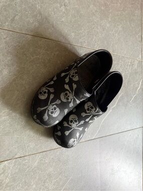 Sanita Black Clogs